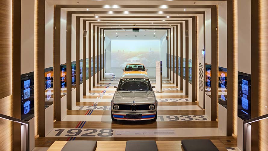 Historische BMW Modelle im BMW Museum