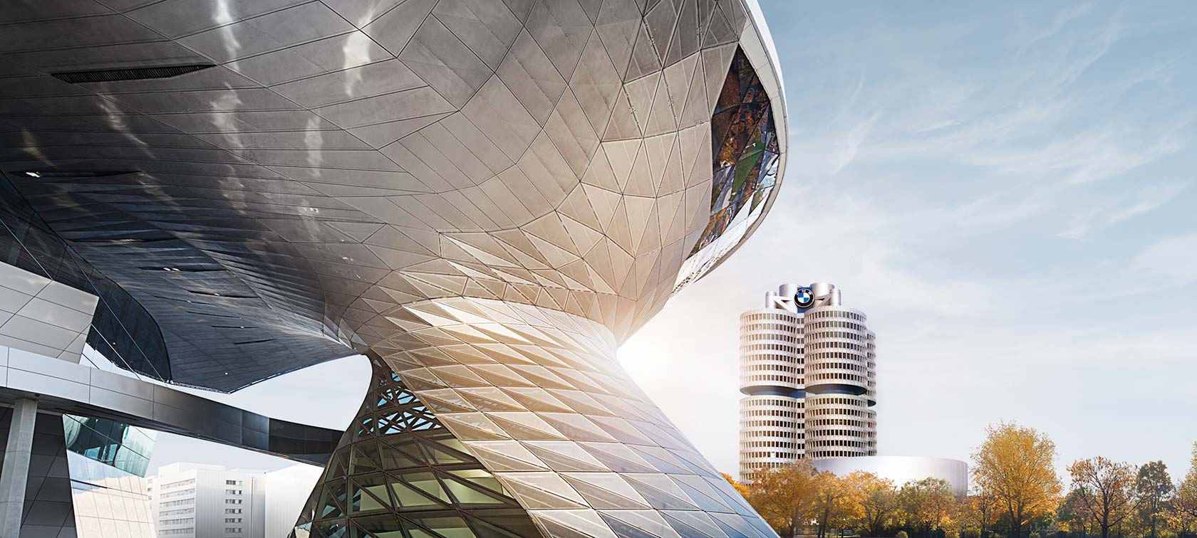 BMW WELT 澳洲幸运5是官方网站(官方)五福幸运彩票 Außenarchitektur des Doppelkegels im Olympiapark München 
